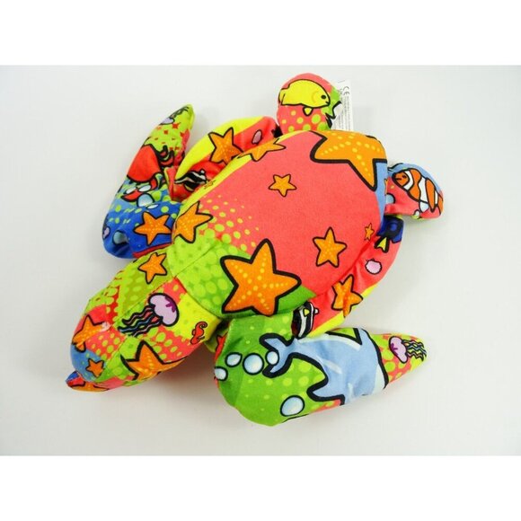 Wild Republic Message from the Planet Sea Turtle Plush Stuffed Animal Colorful - Picture 7 of 9